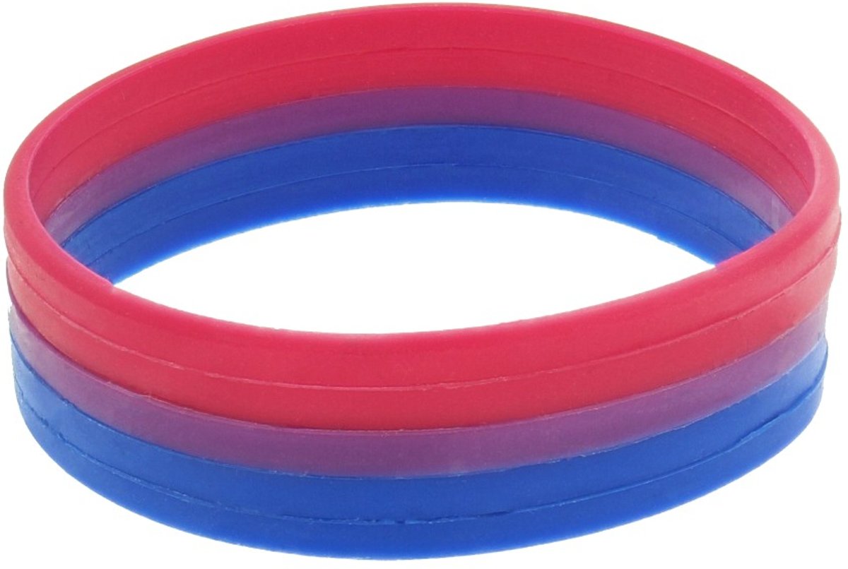 Zacs Alter Ego Armband Bisexual Silicon Multicolours